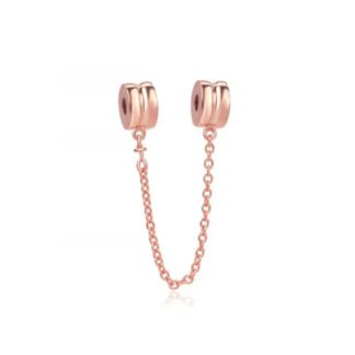 Simple Rose Gold Chain Charm