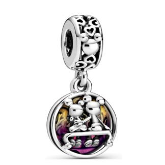 Silver Mickey Minnie Mouse Happy Ever After Disney Charm