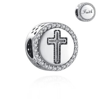 Spiritual Faith Cross Affirmation Charm