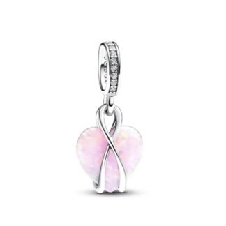 Dreamy Pink Heart Charm