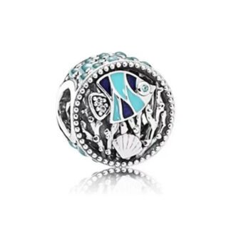 Oceanic Blue Aquatic Life Fish Charm