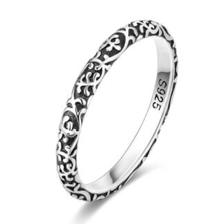 Vine Branch Silver Ring