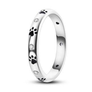 Pet Paw Silver Ring