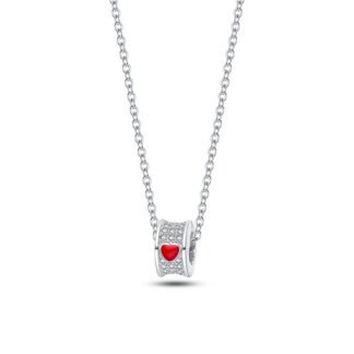 Crystal Star Silver Necklace
