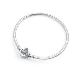 Crystal Crown Charm Bracelet