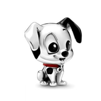 Silver Puppy Dog 101 Dalmatians Disney Charm
