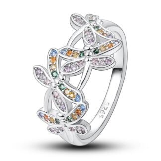 Dragonfly Silver Ring