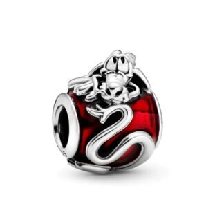 Mulan Dragon Mushu Disney Red Bead Charm
