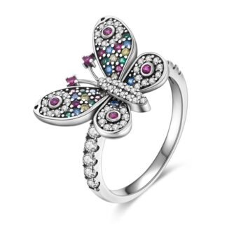 Butterfly Silver Ring