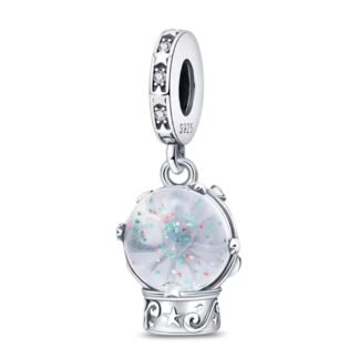 Snow Globe Christmas Charm