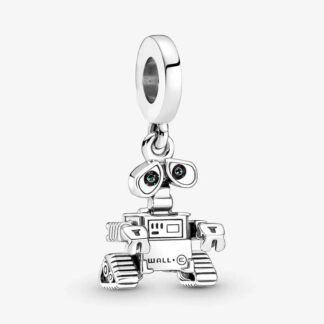 Silver Robot Sci-fi Wall-E Pixar Disney Charm