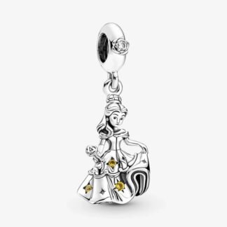 Silver Yellow Gems Gown Belle Beauty and the Beast Disney Charm