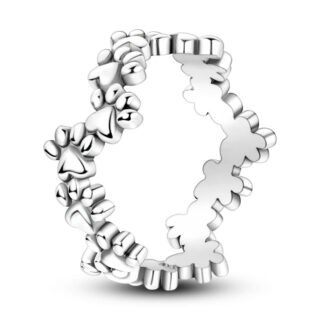 Pet Paw Silver Ring