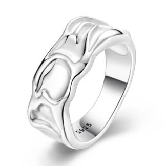 Geometric Silver Ring