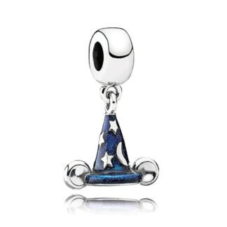 Blue Wizard Magic Hat Fantasia Disney Charm