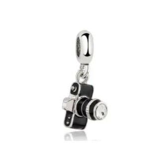 Black Camera Charm