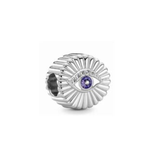 Futuristic Blue Eye Charm