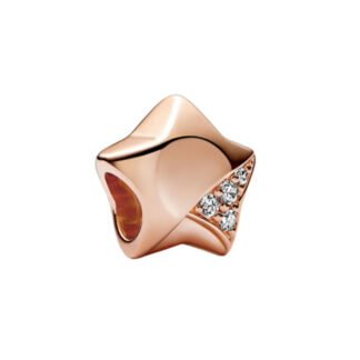 Gold Rose Origami Crafting Lone Star Charm