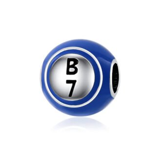 Blue Pool Ball B7 Charm