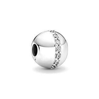 Smooth Single Gem Line Charm