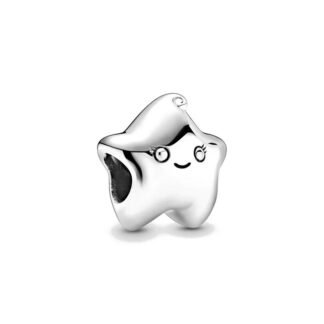 Silver Cute Lovely Star Charm