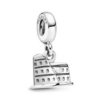 Silver Rome Colosseum Charm