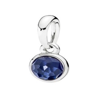 Dark Blue Gem Hanging Piece Charm