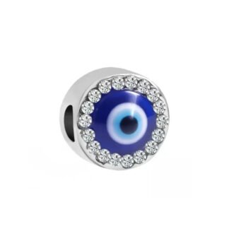 Simple Sparkly Evil Eye Protection Charm