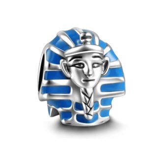Blue Pharaoh Head Charm