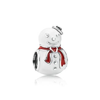 Gentle Snowman Small Hat Charm