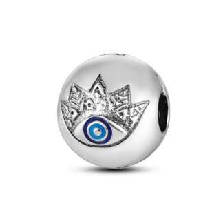 Spiritual Crowned Evil Eye Charm