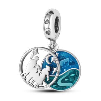Family Blue Path to Home Charm