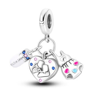 Cute Baby Care Product Bottle Clothes Charm