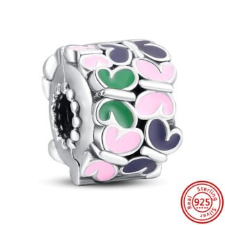 Quirky Blocky Butterfly Swarm Charm