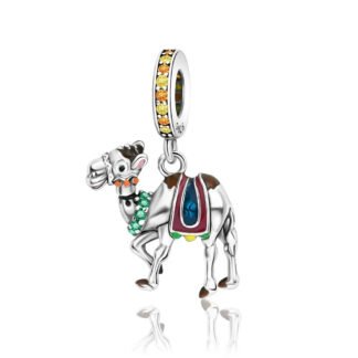 Ornate Colorful Camel Charm