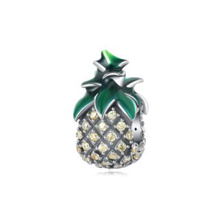 Sparkly Pineapple Fruit Charm