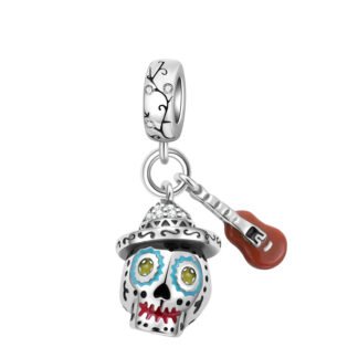 Sugar Skull Calavera Guitar Cultural Charm