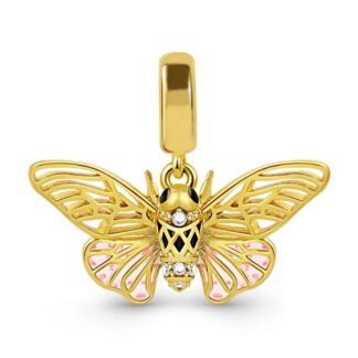 Golden Grand Bee Charm