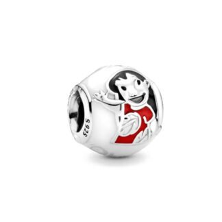 Silver Red Shirt Lilo Stitch Bead Charm