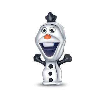 Silver Horror Snowman Olaf Disney Frozen Charm