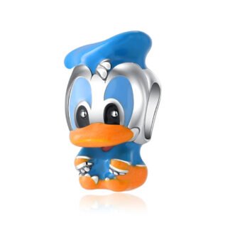 Silver Blue Baby Donald Duck Disney Charm