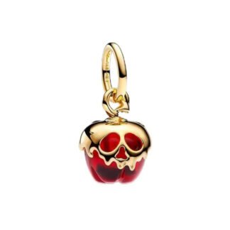 Silver Golden Red Poison Apple Snow White Charm