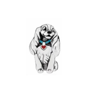 Silver Lady and the Tramp Dog Charm