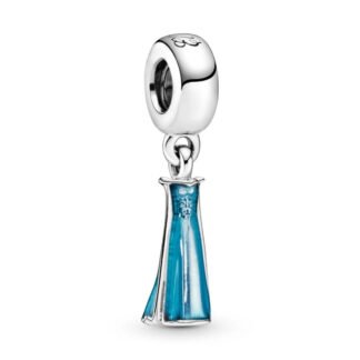 Silver Disney Princess “Elsa Blue” Dress Frozen Charm