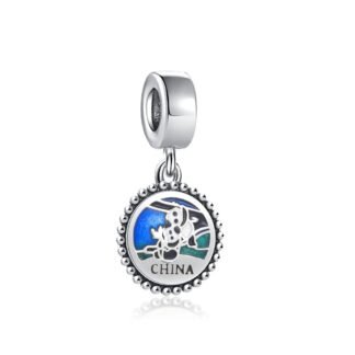 China Panda Medal Charm