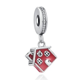 Silver Humble Red House Charm