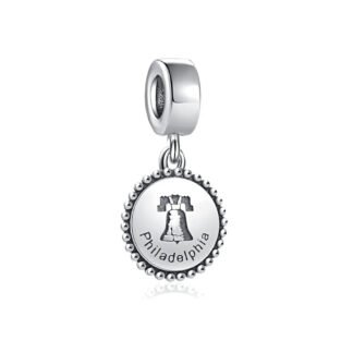 Silver Bell Philadelphia Medal Charm