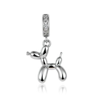 Silver Balloon Animal Charm