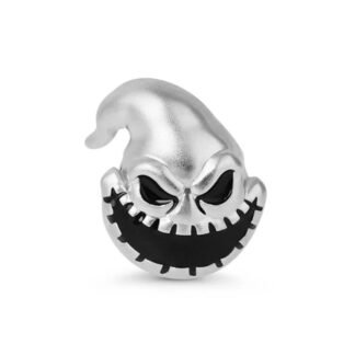 Silver Iconic Oogie Boogie Ghost Charm