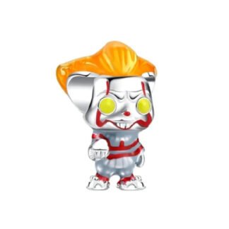 Silver Pennywise Horror Charm